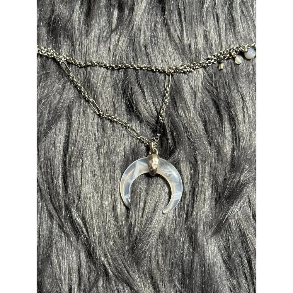 Kendra Scott‎ Gemma Triple Chain Crescent Necklace